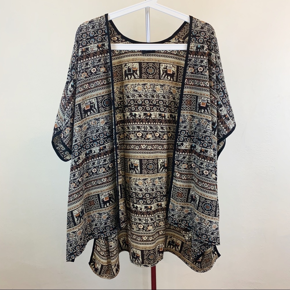 Elephant Print Coverup